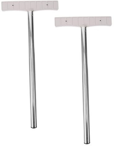 DIYEAH Handheld Signage Poles Ausziehbarer Schilderhalter Aus Metallstange Für Veranstaltungen 2 Stück Leitzeichenpfähle