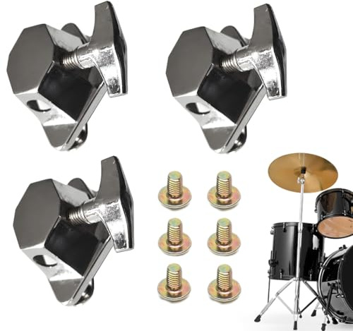 Patas Bombo Juego de Espuelas Aleación Zinc Ajustables Antióxido Repuesto | Soportes Hardware Base Tambor Para Patas Floor Tom Jazz Recambios, Suministro, Kit Herrajes, Accesorios Percusión, Sopor