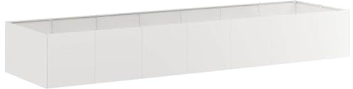 vidaXL Pflanzkübel 280x80x40 cm Edelstahl