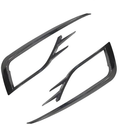 CLWYWUL Nebelscheinwerfer Grill Kompatibel Mit VW Für Golf 7.5 MK7.5 2018 2019 2020 Auto Stoßstange Nebel Licht Kühlergrill Abdeckung Trim Nebel Lampe Abdeckung Nebel Lampe Grill Dekoration Teile(2)