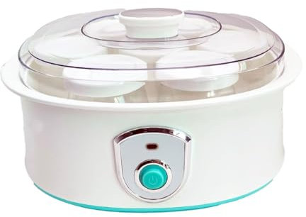 Sharplace Yogurtiera Automatica Compatta in Acciaio Inox con Timer Da 1,26 L per La Cucina di Un Ristorante Domestico