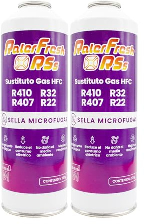 Ralerfresh köldmedium RS ersättning för R410, R32, R407 och R22 för luftkonditionering Split Miljövänlig Organisk Fluorerad Snabbladdning Effektiv 2 Flaskor 230 g