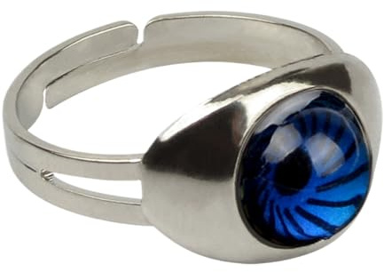 Bague sensible à la température, bijou minimaliste à changement de couleur, bracelet réglable en de zinc, pierre précieuse acrylique confortable, idéal pour cadeau, mode, usage quotidien, 11 x