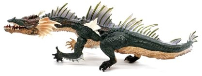 Shamoparty Graue Seepferdchen-Modell, mit beweglichem Maul, Kinderspielzeug, mythischer Drache, Kinder, Dekoration für den Haushalt, Geburtstagsgeschenk