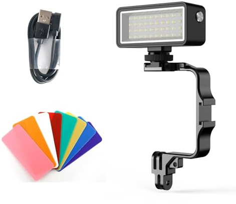 Lumière de remplissage sous-marine pour appareil photo 2500 mAh puissante lumière réglable charge sécurisée étanche photographie éclairage