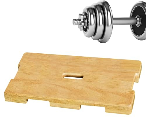 Resistance Band Foot Plate - Wooden Exercise Band Step Board | Wooden Training Step Board | Core Strength Trainer Stretching Equipment For Athletes Women Men Runners Practice Balance Yoga Flexibility