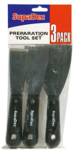 3pc decorators filling knife and paint scraper set.
