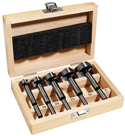 Mecabois - Coffret de 5 Mèches à faconner fond plat HSS