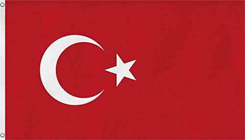 Flagge Fahne ca. 90x150 cm Nationalflagge Nationalfahne Farbe Türkei