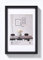 walther design, ES520B Steel Style, Kunststoff-Bilderrahmen, 15x20 cm, schwarz