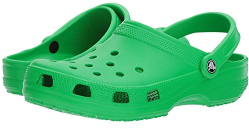 Crocs Unisex-Adult Marbled Clogs, White/Microchip, 9 UK Men / 11 UK Women