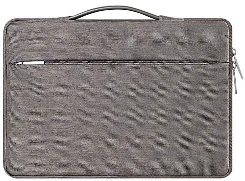 Maletín Funda con Asa para Ordenador Portátil Notebook Laptop Ultrabook Netbook Bolsa De Transporte, 12 Pulgadas, Café