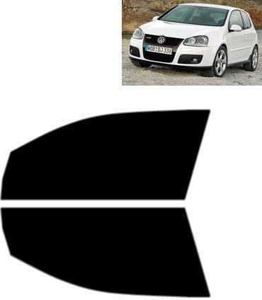Passgenaue Tönungsfolie für Golf V 3-Türen 2003-2007 - Vordere Seitenscheiben (20% Schwarz)