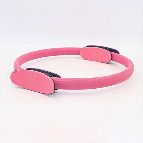 15 Zoll Pilates Ring, Pilates Circle Magic Fitness Ring Geräte mit Doppelgriff Widerstandsring für Effektives Kraft-und Widerstandstraining
