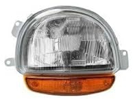 Repiauto Phare avant droit H4 manuel compatible avec Renault Twingo 1 phase 1 1993-1998