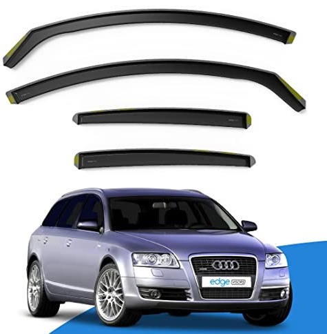 EdgeVisors Wind Deflectors for Audi A6 C6 Door 5 Door Avant Estate 4pc