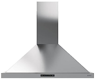 Zephyr ZOM-E30B Ombra 200-600 CFM 30 Inch Wide Wall Mounted Range Hood with LumiLight LED Lighting - Stainless Steel
