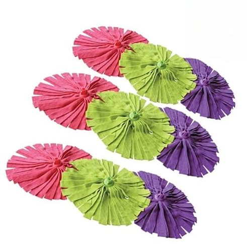 MSV Lot de 24 Franges bandelettes à serpillière en Microfibre