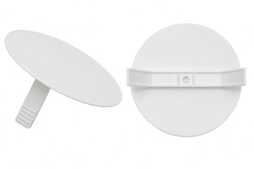 O4L Federdeckel, weiß, rund, Ø 72 mm, für Ø 60 mm Unterputzdosen, 50 Stück