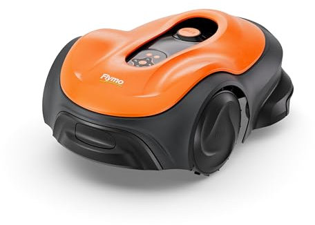 Flymo UltraLife 600 Robotic Lawnmower – Automated Cutting, Cut-To-Edge Precision, Smart Technology, Wireless Connectivity, Lush Green Lawn Finish, Perfect for medium sized lawns