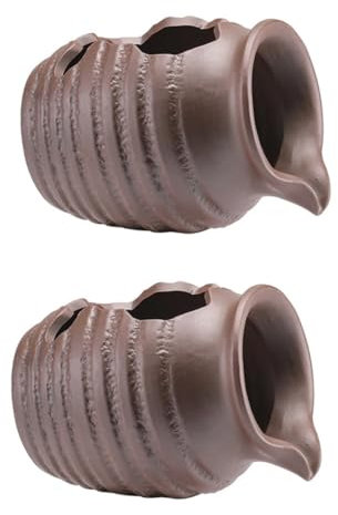 Garneck 2pcs Ceramic Pot Spitter Garden Water Features Outdoor Diy Fountain Sprayer Replacement for Fountain Nozzle