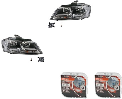 Johns, Scheinwerfer Satz + Night Breaker passend für Audi A3 8P 08/08-08/12