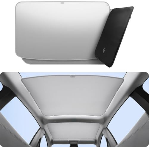 Spigen Tesla Model 3 Highalnd (2024~) CryoShade Parasol de Techo, Techo Protección contra Rayos UV Parasol, Plegable Roof Sunshade Model 3 2024 2025 Accesorios