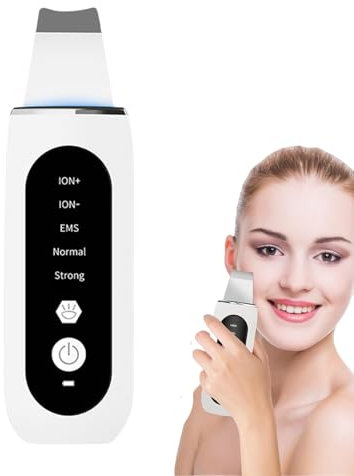 Pulitore ad ultrasuoni per il viso, detergente professionale per il corpo, 5 modalità, riutilizzabile, ad ultrasuoni, 26000 Hz, impermeabile, strumento per la pulizia del viso, donna