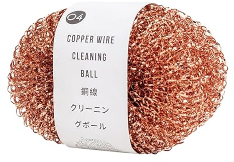 Esponja de Cobre, 2 Piezas, raspador de Cobre, Esponja para Cocina, raspador Pesado de Cocina, ollas de Cocina, Cepillo de Limpieza