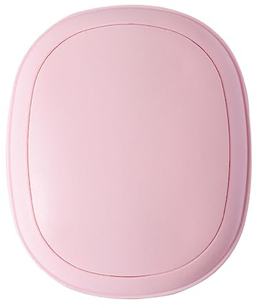 iplusmile Wiederaufladbarer USB Handwärmer mit Heizstufen Tragbarer Elektrischer Taschenwärmer für Winter Langlebiges Material Kompakt für Outdoor Büro und Zuhause Rosa
