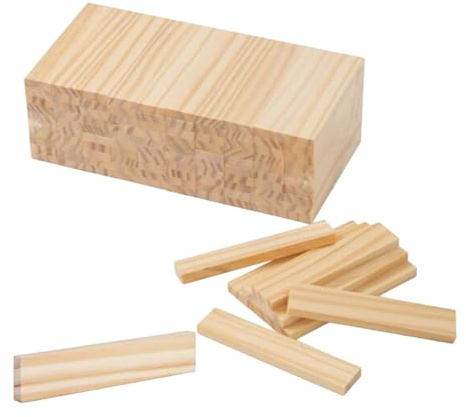 Harilla Jeu de construction en bois à empiler, multifonctionnel, pour le développement cognitif et des filles, idéal pour l'éveil à la maison, 100 Pièces