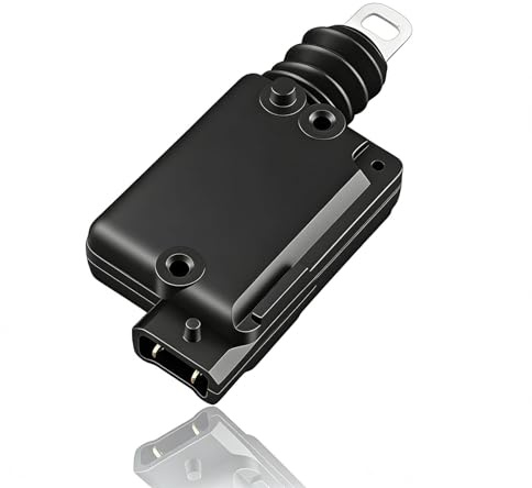 Stellmotor Zentralverriegelung 2-Polig Schwarz Ersatz | Kompatibel mit Renault Scenic, Clio, Kangoo, Megane, OE 7701039565, 7702127213, 7702127962 - 2 Pin Antrieb