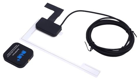 FAUOSWUK Ricevitore Radio DAB per Auto Qualità Audio Superiore Aggiornamento Automatico della Stazione Adattatore USB per Stereo, Funzionamento Semplice per gli Audiofili