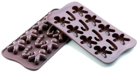 Silkomart SCG12 MR Ginger Molde de Silicona 43X35 H 12 MM, Marrón