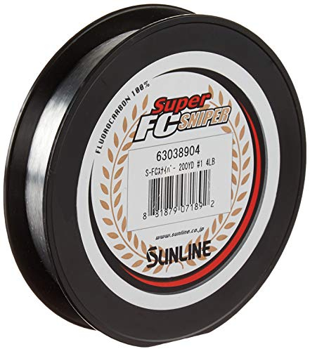 Sunline Super FC Sniper Fluorocarbon Fishing Line, 7 Pound 200 Yards, Natural Clear