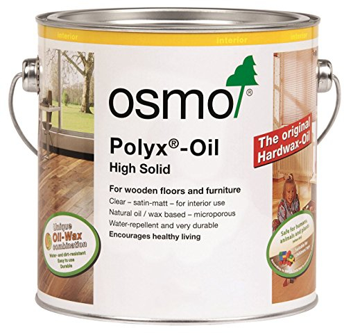 Osmo 3232D 2.5 Litre Polyx Hard Wax Oil Rapid - Clear Satin