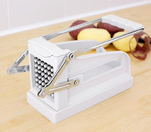 Judge Potato Chipper with 2 Cutters, White
