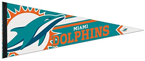 Wincraft NFL 14515115 Miami Dolphins Premium Wimpel, 30,5 x 76,2 cm