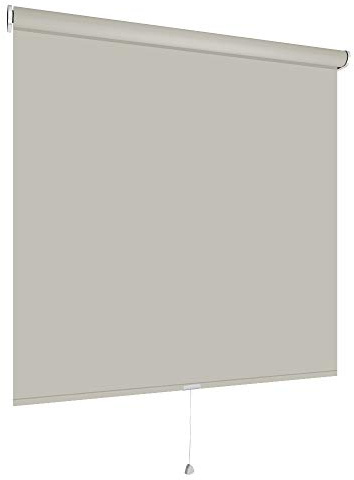 deko-raumshop Springrollo Mittelzugrollo Schnapprollo Rollo Beige Breite 60-240 cm Länge 180 cm Blickdicht Lichtdurchlässig Sonnenschutz Sichtschutz (202 x 180 cm)
