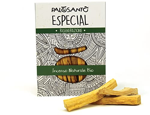 PALOSANTO - Palo Santo Räucherholz - Räucherstäbchen Especial – Natürlicher Weihrauch – Intensives und kräftiges Aroma - Original Bursera Graveolens – 5 Stck.