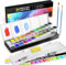 RATEL Aquarellfarben Set Aquarell Malkasten Inklusive 24 Farben Festes Pigment + 1 Hookline-Stifte + 2 Wassertankpinsel +1 Schwamm - wasserlöslich und gut mischbar Aquarell-Farben-Set