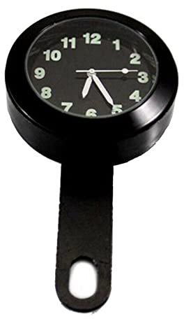 Motorrad Lenker Uhr ATV Stundenplan Lenker Uhr Uhr Fahrrad Lenker Halterung Uhr Schwarz 6 mm Wasserdicht