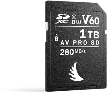 Angelbird - AV PRO SD V60 MK2-1 TB - SDXC UHS-II Speicherkarte - Weitgehend kompatibel - bis zu 6K - für hochauflösende Fotografie, ultraschnelle Serienbildaufnahmen und leichte Videoproduktion