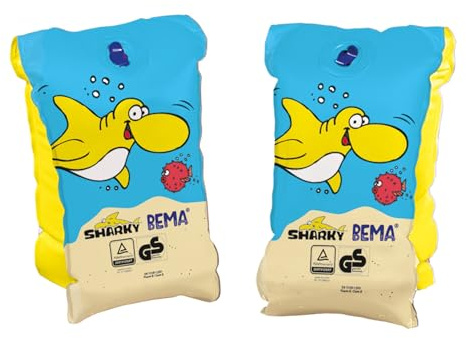 Bema® Schwimmflügel Sharky Gr. 0, inkl. Lernkarten & virtuellem Schwimmkurs