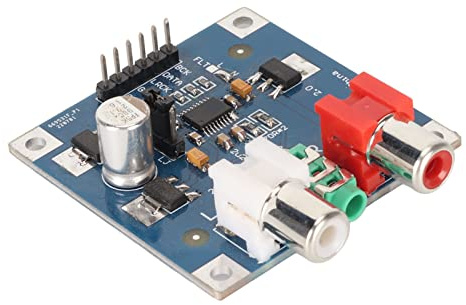 DAC Decoderplatine für Leistungsverstärker, PCM5102/PCM5102A DAC Decoder, I2S Eingang 32 Bit 384 K mit 3,5 Kopfhörerausgang.