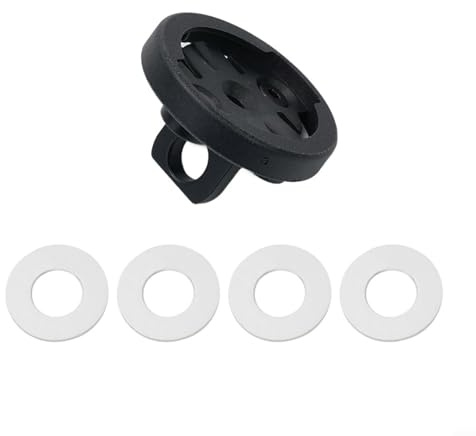 Sileduove Fahrradcomputer-Halterung aus Aluminiumlegierung und ABS, schwarz, GPS-Halterung für Brompton, für Garmin, leichte Fahrradcomputer-Halterung, 1865G6LVX7UL08U2D0X2950W4