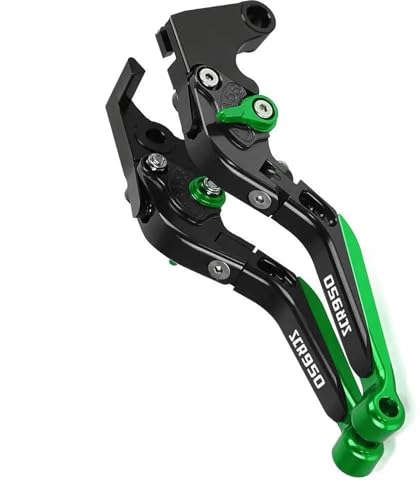 HANHJUAN Motorrad Einstellbare Faltbare Bremskupplungshebel 22 Mm Lenkergriff Für Yamaha SCR950 SCR 950 2017–2018 (Color : 2)