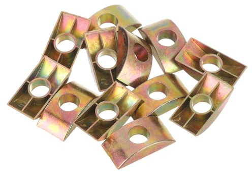 QUARKZMAN M8 Mezza Luna Dadi Rondelle 12pz Ferro Mezza Luna Dadi Distanziatore Rondella Distanziatore Connettore Hardware Raccordi Bronzo