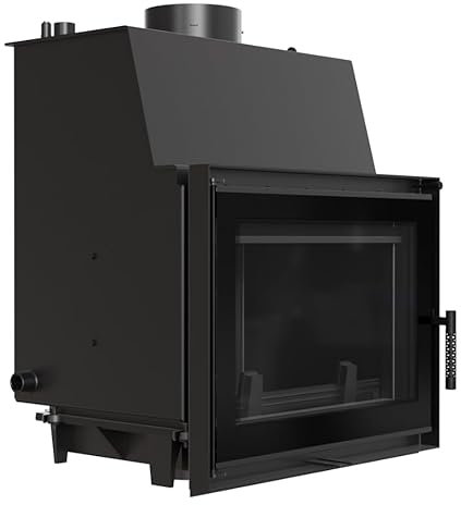 Bricosol Chimenea de agua de leña ZOSIA DECO 14 kW Ø 200