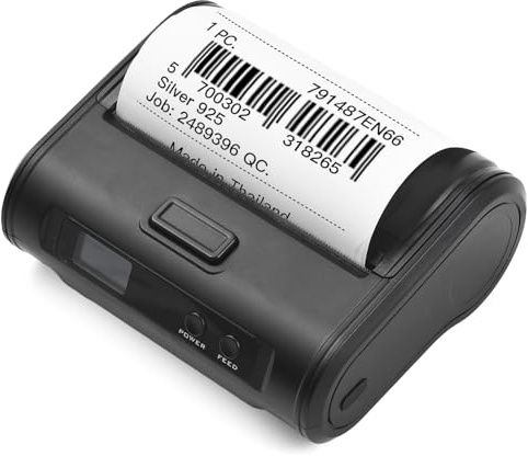 SEAFRONT Thermischer Quittungsdrucker 4in Wireless BT USB -Anschluss POS -Drucker 70 Mm/s Schnelldruck 203DPI -Auflösung für den Einzelhandelsmarkt -Lieferkarten